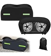 RV Trailers Tire Covers, 2 PCS Dual Axle 200D Oxford Waterproof Car Wheel Cover for RV Camper Tra...