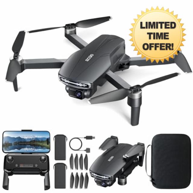 Brushless Motor Drone with 4K Camera for Adults Long Range FPV Video RC Drone with Optical Positioning
