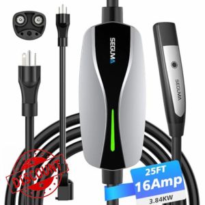 Portable Level 1/2 EV Charger for Tesla