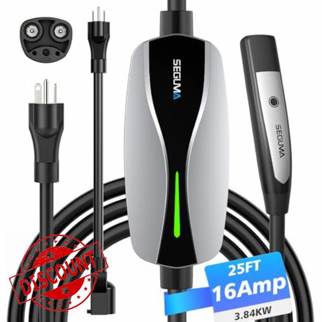 Portable Level 1/2 EV Charger for Tesla