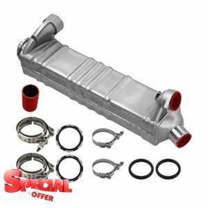 85136428 E-G-R Cooler with Hose and Clamps for 2008-2016 Mack MP8 Vo-lv-o D13 Engine 12.8L VAH VHD VNL VNM CXU Replace# 21480645 22134241 21726458