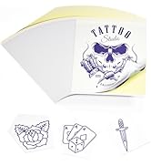 Tattoo Transfer Paper - Phomemo Transfer Paper for Tattoo Printer, 50 Sheets Stencil Paper, A4 Si...