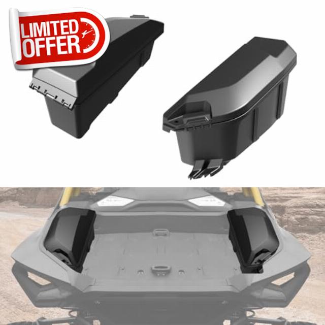 Rear Side Trunk Cargo Storage Boxes for 2024 Can-Am Maverick R