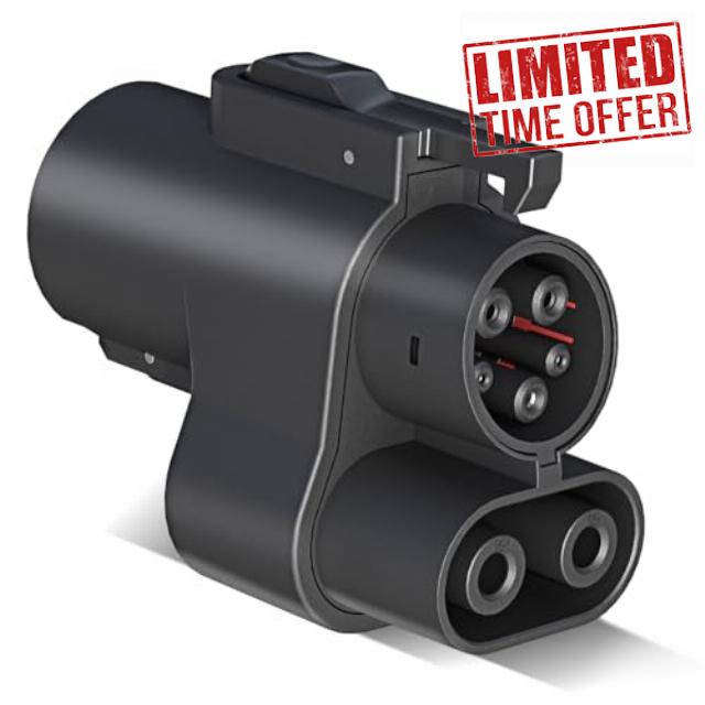 Tesla Supercharger (NACS) to CCS Electric Vehicle Adapter - 500 Amps / 1