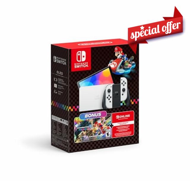 Nintendo Switch™ – OLED Model Mario Kart™ 8 Deluxe Bundle