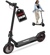 iScooter Electric Scooter, i9 Electric Scooters Adult, 8.5”Solid Tires, 30km Range, 3 Speed Mode,...