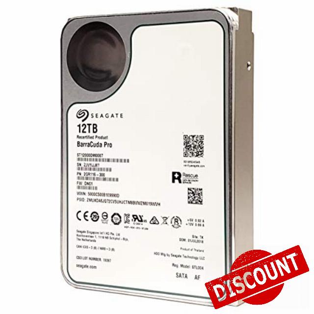 Seagate BarraCuda Pro 12TB Internal Hard Drive Performance HDD – 3.5 Inch SATA 6 Gb/s 7200 RPM 256MB Cache for Computer Desktop PC Laptop