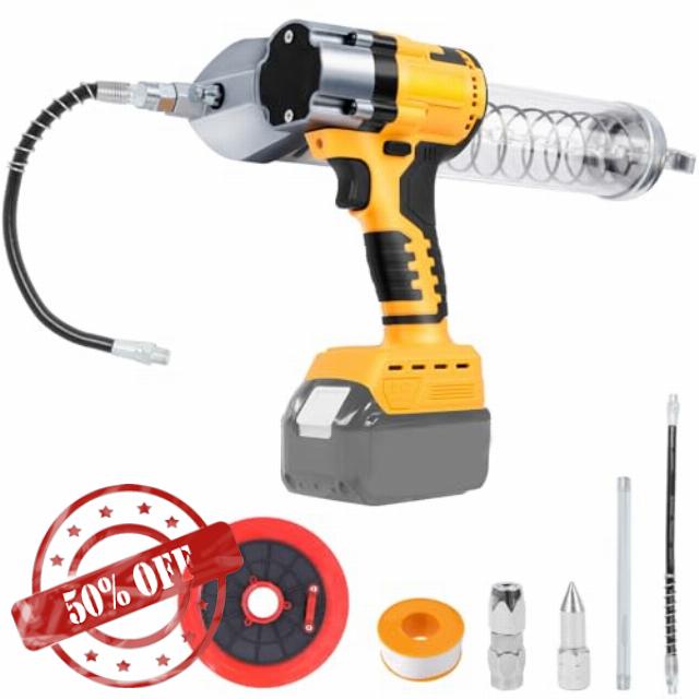 Cordless Grease Gun Compatible with Dewalt 20V Battery