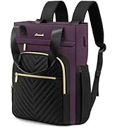 LOVEVOOK Backpack Womens 15.6 inch Laptop Bag for Ladies 2 in 1 Waterproof Rucksack Tote Handbags...