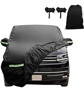 Full Car Covers for VW Golf MK5 MK6 MK7 MK8, 6 Layers Outdoor Car Cover with Cotton, Waterproof R...