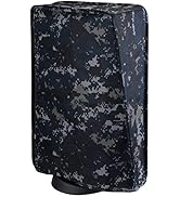 playvital Black Nylon Dust Cover for ps5 Soft Neat Lining Dust Guard for ps5 Console, Anti Scratc...