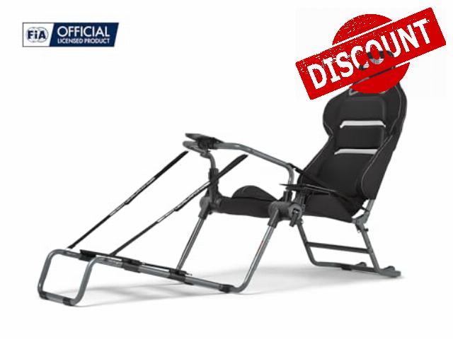 Next Level Racing NLR-S031GR GTLite Pro Foldable Racing Cockpit – Grey Edition (NLR-S031GR)