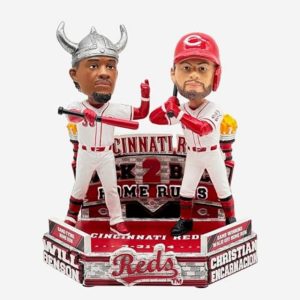 Will Benson & Christian Encarnacion-Strand Cincinnati Reds Back To Back HR Walk-Off Dual Bobblehead Bobblehead MLB