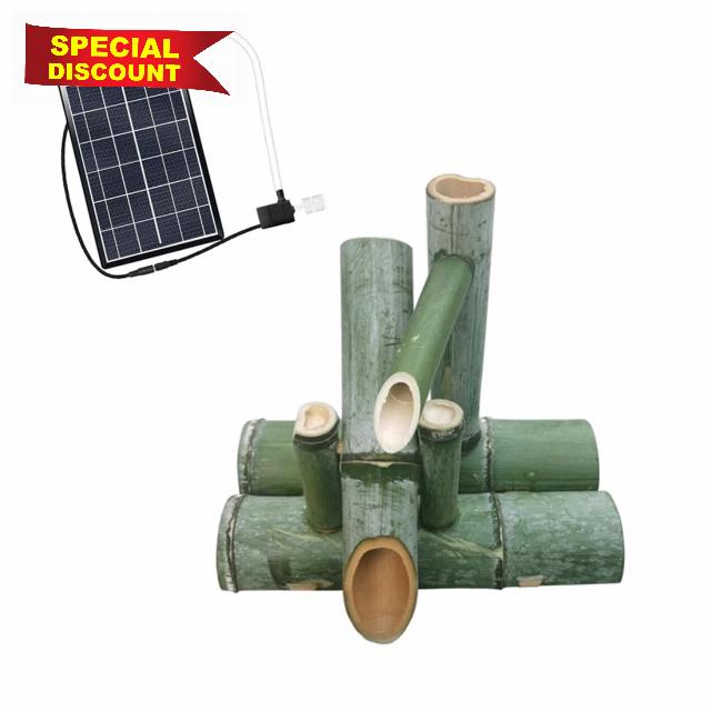 SYLUOQP Solar Bamboo Fountain