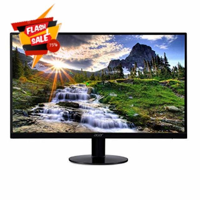 Acer 21.5 Inch Full HD (1920 x 1080) IPS Ultra-Thin Zero Frame Computer Monitor (HDMI & VGA Port)