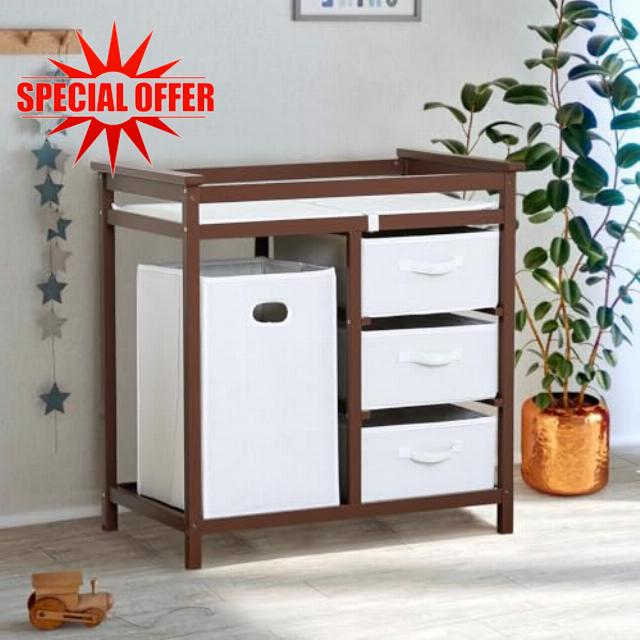 Wooden Baby Changing Table
