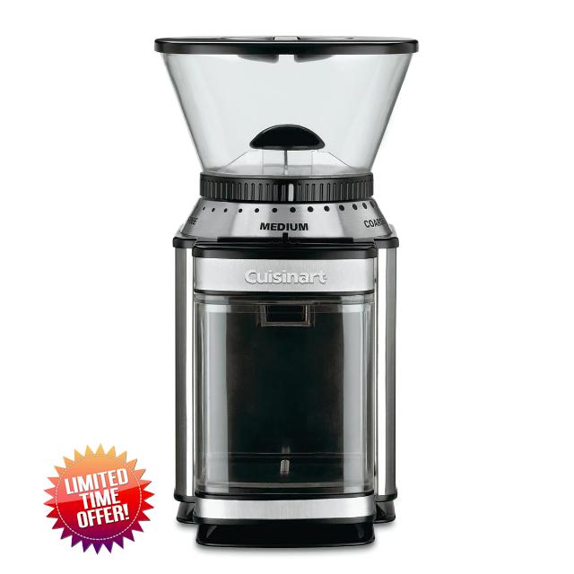 Cuisinart DBM8V2U Burr Home Coffee Grinder | 4-18 Cups | 18 Grind Settings | Different Strengths-Espresso