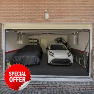 7.4x17feet Oil Absorbent Garage Parking Floor Mats for Under Cars