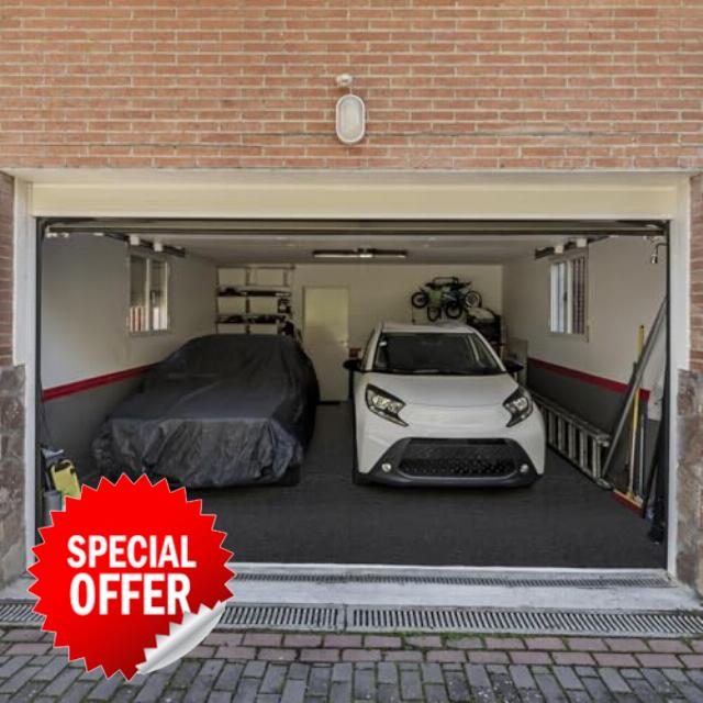 7.4x17feet Oil Absorbent Garage Parking Floor Mats for Under Cars