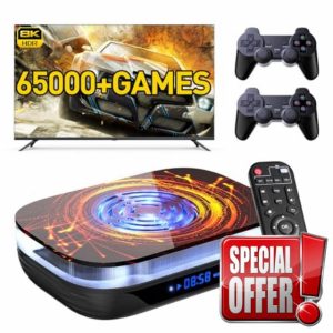 Kinhank Super Console X4 PLUS Retro Game Console Built-in 65000+Console Games