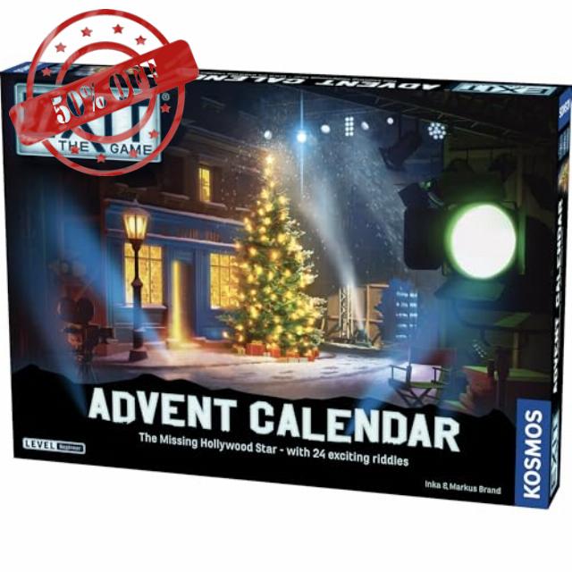Thames & Kosmos EXIT: Advent Calendar - The Missing Hollywood Star