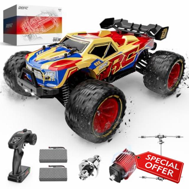 DEERC 1/14 Brushless Fast RC Cars for Adults Boys