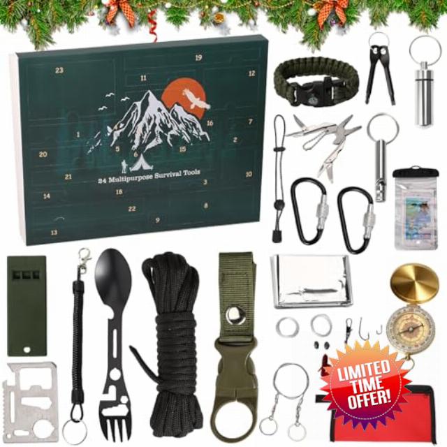 Survival Kit Advent Calendar for Men