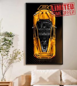 WETCEAOM Display Wallboard for Lego Technic McLaren P1 Car 1:8 42172