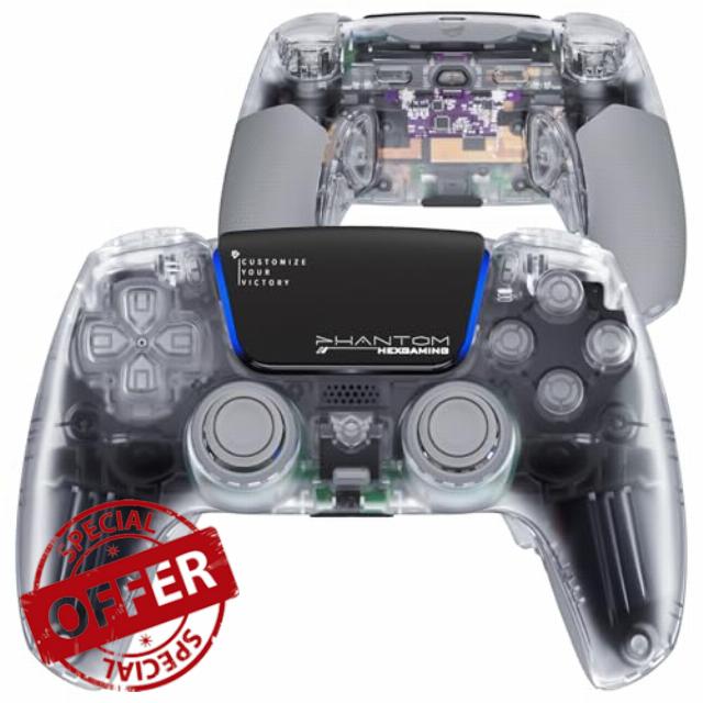 HEXGAMING PHANTOM Pro Gaming Controller with 4 Remappable Buttons