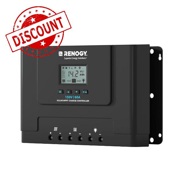 Renogy 60A MPPT Solar Charge Controller 12V/24V/36V/48V Auto