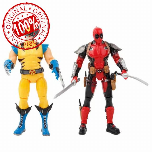QIDWEN for Dead-pool and Wolverine Cartoon Figure PVC Action Anime Model Statue Collectible Decoration Gifts (Dead-pool and Wolverine.)