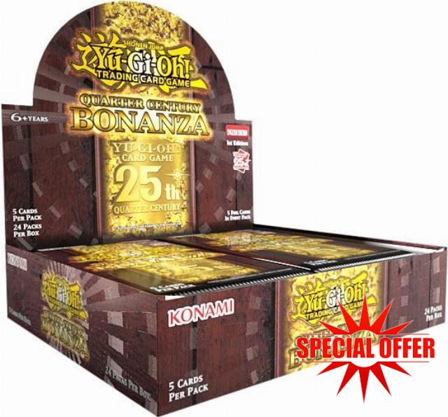 Yu Gi Oh! Quarter Century Bonanza Display