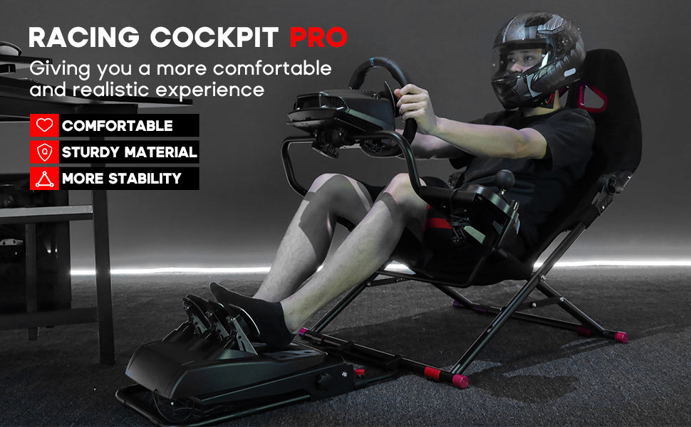 racing simulator cockpit
