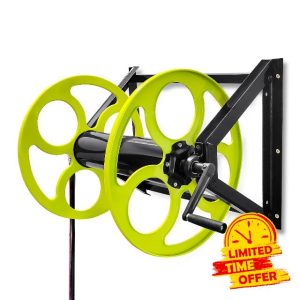 Garden Hose Reel Heavy Duty ，for 5/8" Hose Reel with Crank Handle Retractable