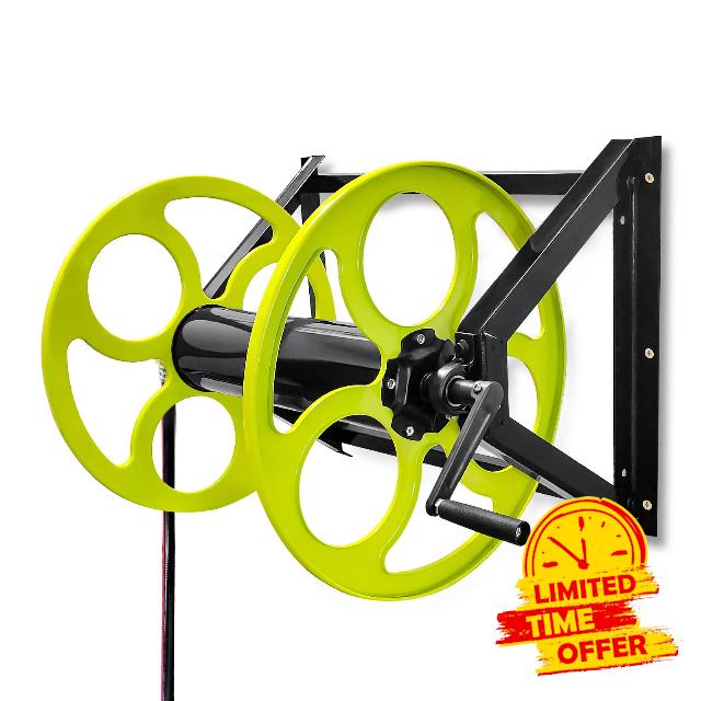 Garden Hose Reel Heavy Duty ,for 5/8" Hose Reel with Crank Handle Retractable
