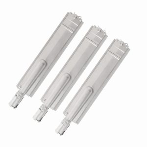 15 13/16" 304 Cast Stainless Steel Burner for Jenn Air 720-0061 720-0061-LP 720-0062 720-0063 720-0077 720-0077-LP 720-0099-NG Grill Burner Replacement for Jenn Air Grill Parts 3 Pack