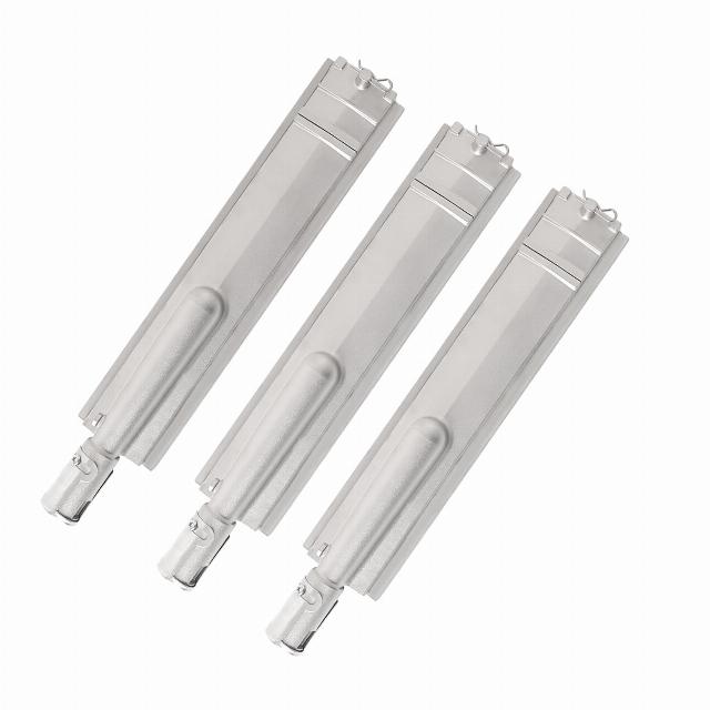 15 13/16" 304 Cast Stainless Steel Burner for Jenn Air 720-0061 720-0061-LP 720-0062 720-0063 720-0077 720-0077-LP 720-0099-NG Grill Burner Replacement for Jenn Air Grill Parts 3 Pack