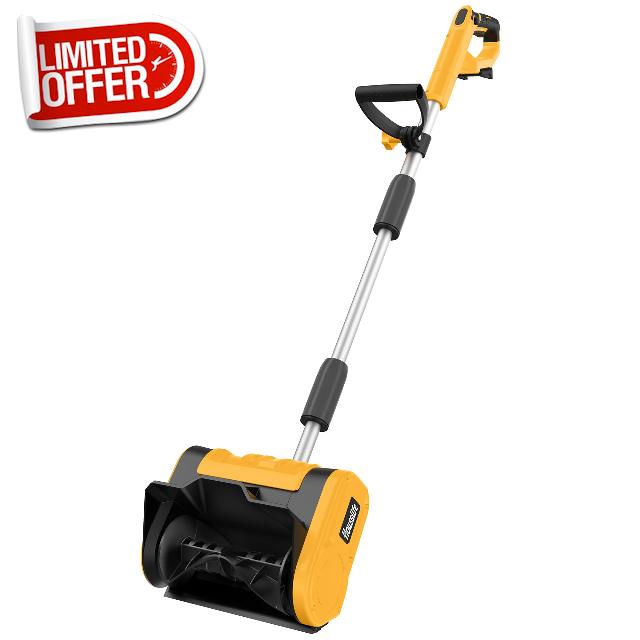 Houselife Cordless Snow Shovel Compatible with Dewalt 20V Max Battery(Tool Only)11" Electric Snow Shovel for Driveway Max 16.4' Throw Distance