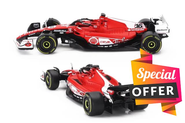Ferrari SF-23 GP Las Vegas Charles Leclerc Nr 16 Season 2023 Formula 1 F1 - 1/43 Scale Model Car DieCast BBurago 36836
