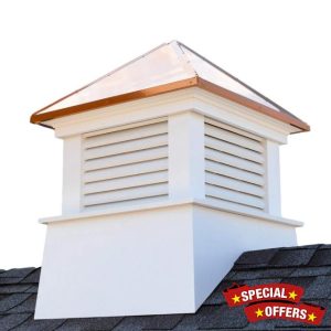 Good Directions 18" Manchester Vinyl Cupola with Mesh Screening