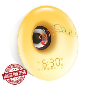 Sunrise Alarm Clock Wake Up Light with Sunrise/Sunset Simulation