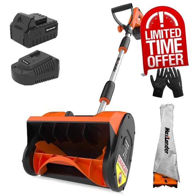 MAXLANDER Electric Snow Shovel Cordless