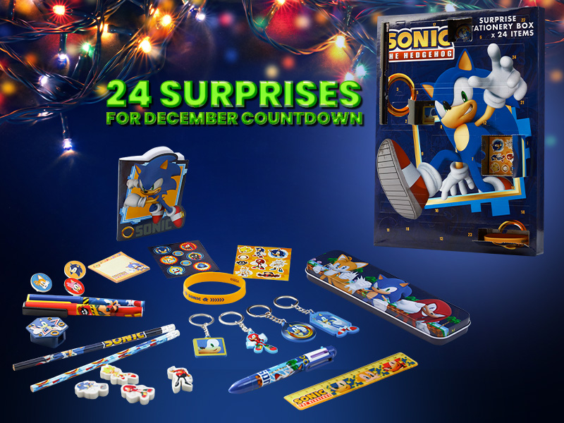 Sonic The Hedgehog Advent Calendar 2023 for Kids and Teenagers