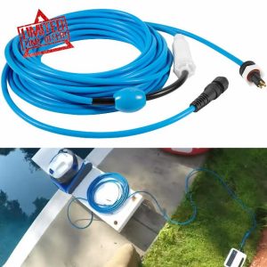 99958906-DIY 18M/60FT Blue 3-Wire Cable with Swivel for Tangle-Free Operation with Wi-Fi/Bluetooth for Dolphin Pool Cleaners Active 30