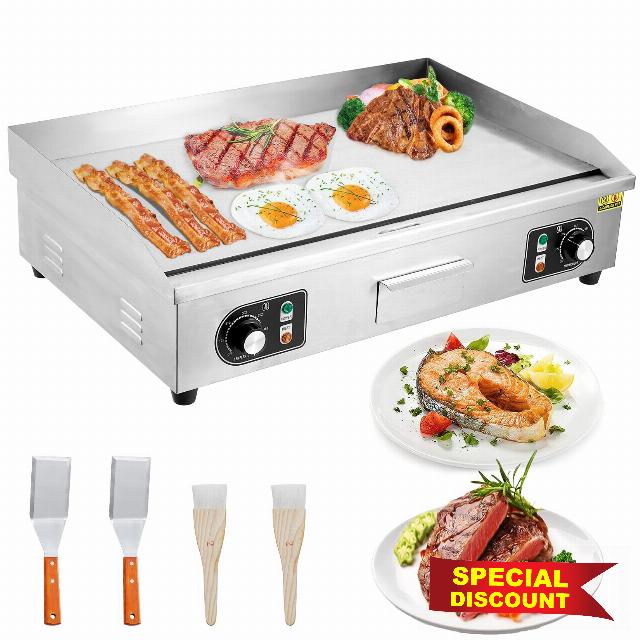 30 inches full flat Electric Griddle - Commercial-Grade Durability