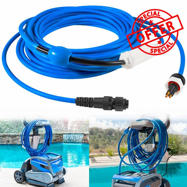99958906-DIY Cable and Swivel - 3 Wire - for Dolphin Robotic Pool Cleaners Active 30