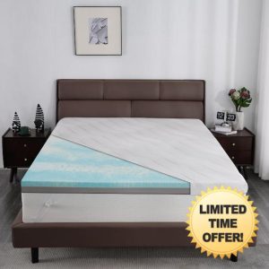 3 Inch Queen Firm Mattress Topper for Pain Relief