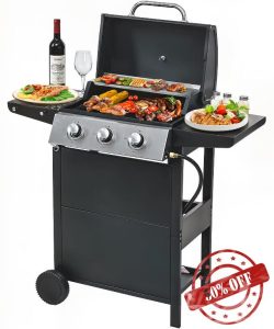 3 Burner Propane Gas Grill