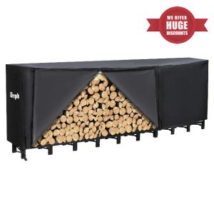 12FT Firewood Rack Outdoor