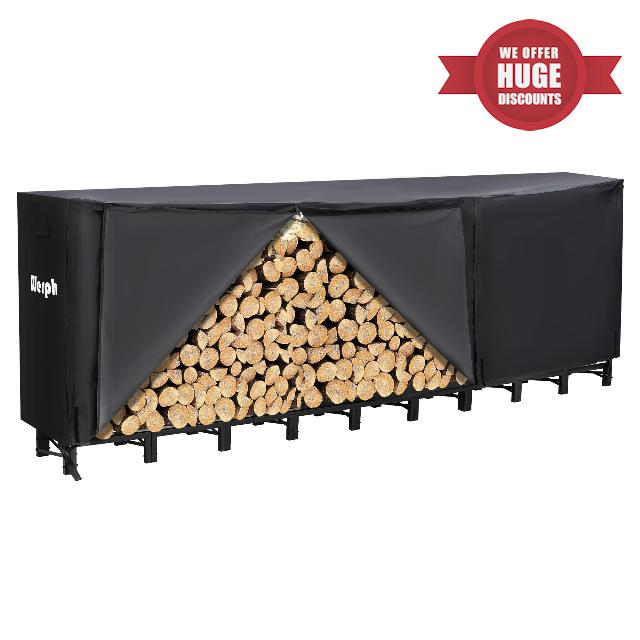 12FT Firewood Rack Outdoor